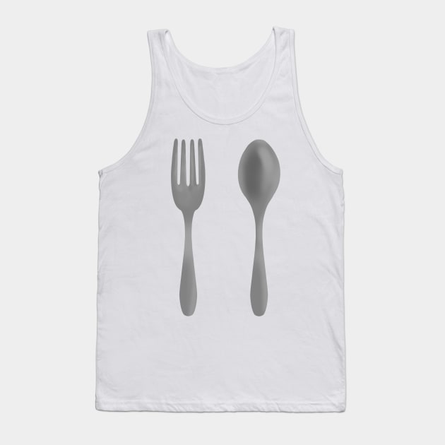 Fork and Spoon Tank Top by Reeseworks